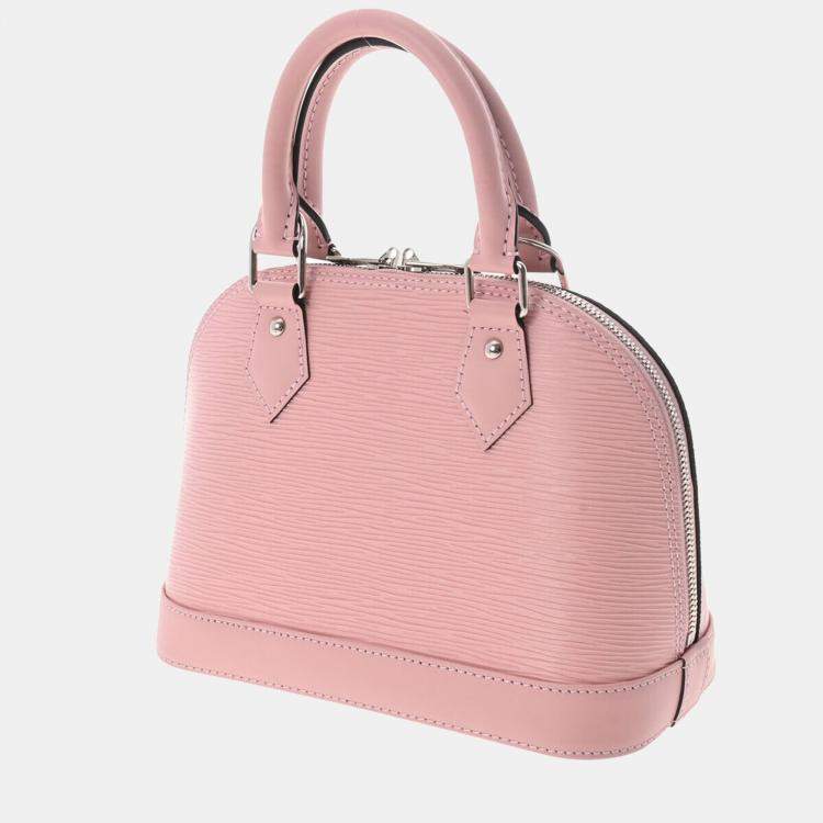 Louis Vuitton Alma Handbag Epi Leather BB Pink