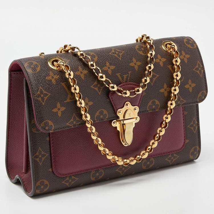 مملوكة مسبقًا Louis Vuitton Raisin Monogram Canvas Victoire Bag