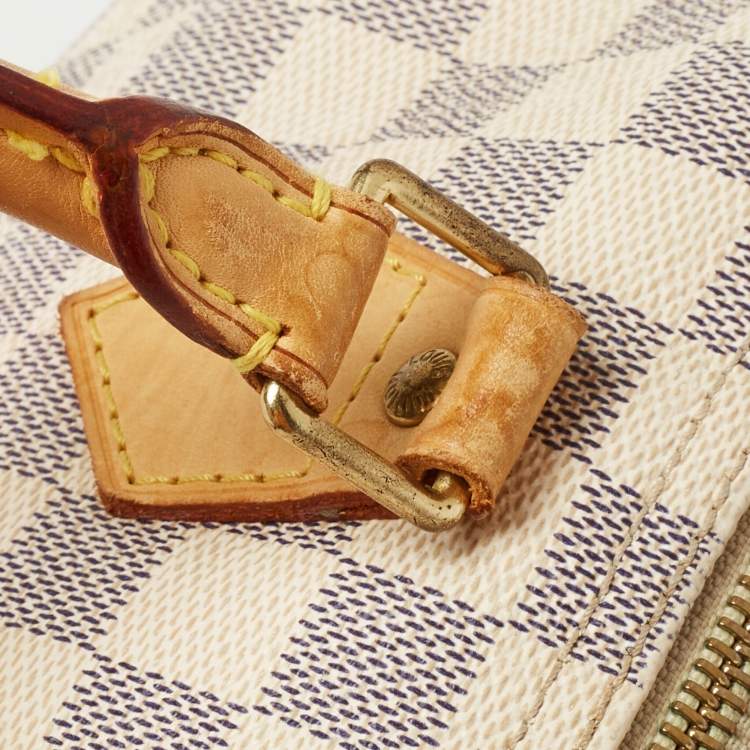 Pre Owned Louis Vuitton Damier Azur Canvas Speedy 30 Bag