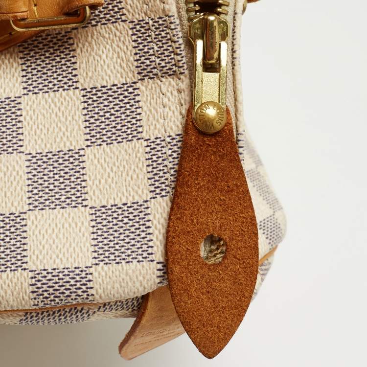 Pre Owned Louis Vuitton Damier Azur Canvas Speedy 30 Bag
