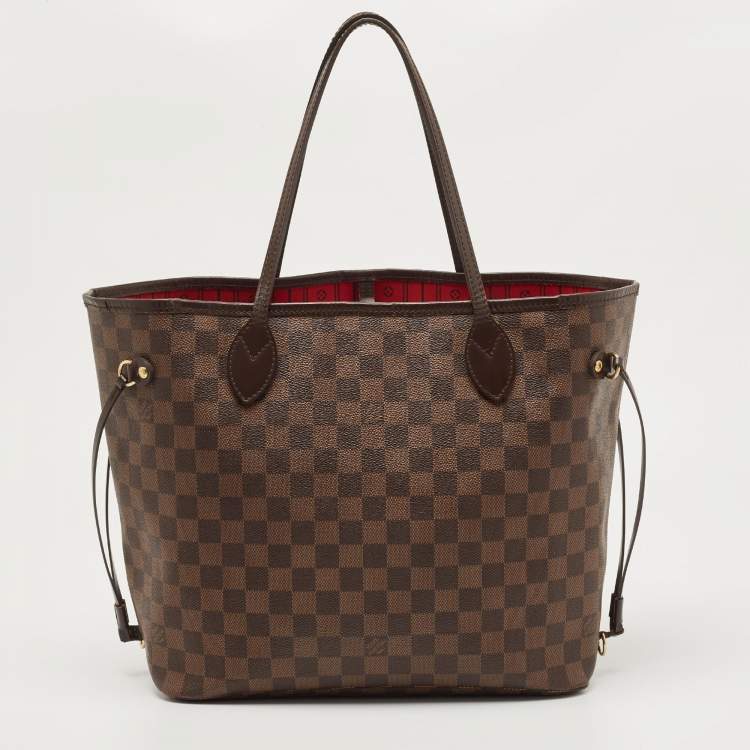 Pre Owned Louis Vuitton Damier Ebene Canvas Neverfull MM Bag