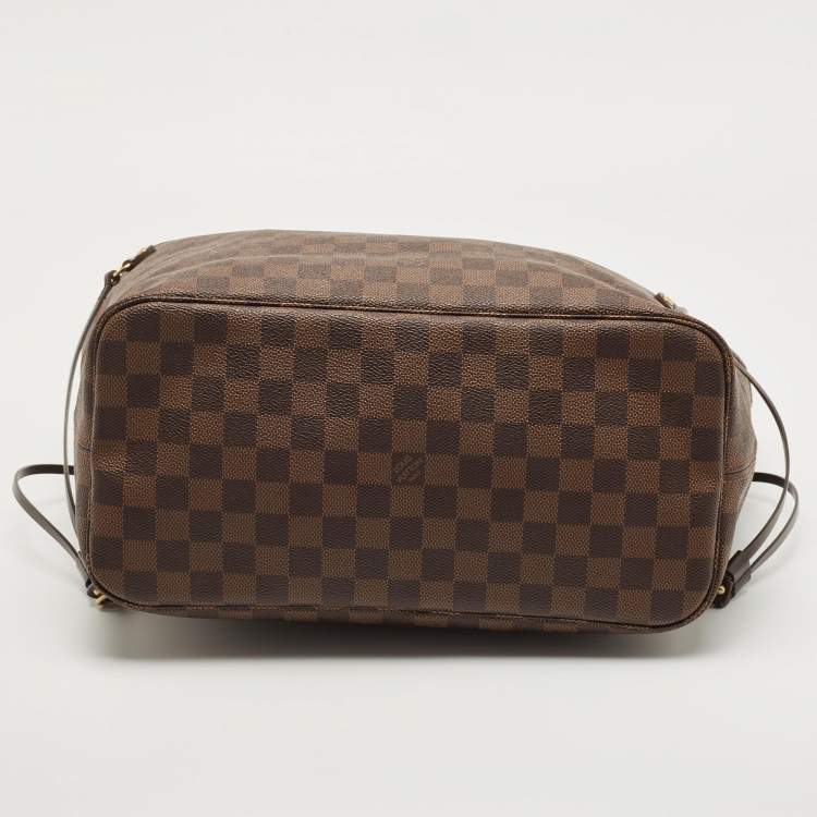 Pre Owned Louis Vuitton Damier Ebene Canvas Neverfull MM Bag