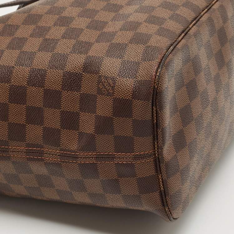 Pre Owned Louis Vuitton Damier Ebene Canvas Neverfull MM Bag
