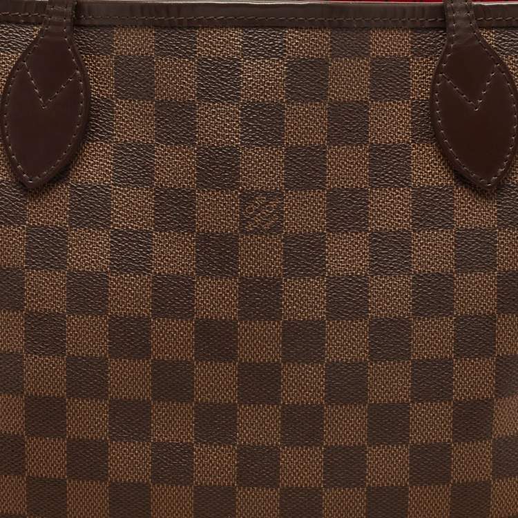Pre Owned Louis Vuitton Damier Ebene Canvas Neverfull MM Bag