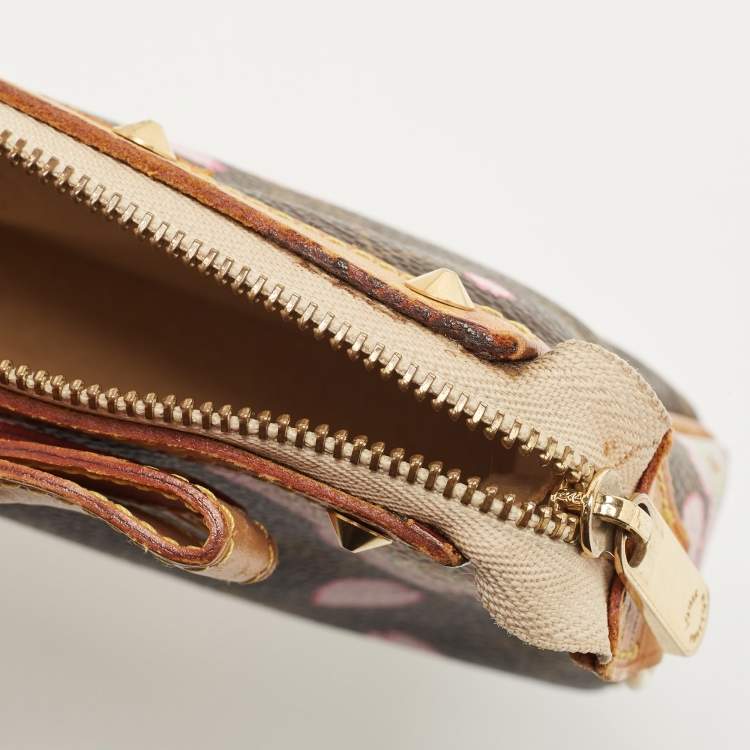 Pre Owned Louis Vuitton Monogram Canvas Cherry Blossom Pochette Accessories