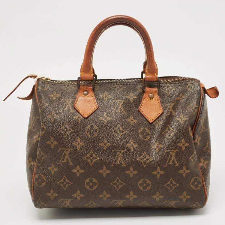 Pre Owned Louis Vuitton Monogram Canvas Speedy 25 Bag