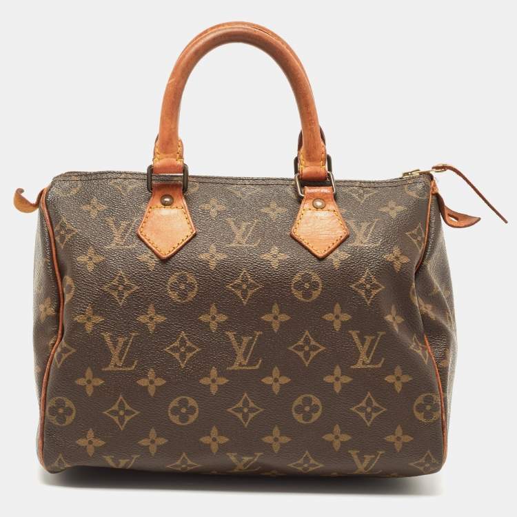Pre Owned Louis Vuitton Monogram Canvas Speedy 25 Bag
