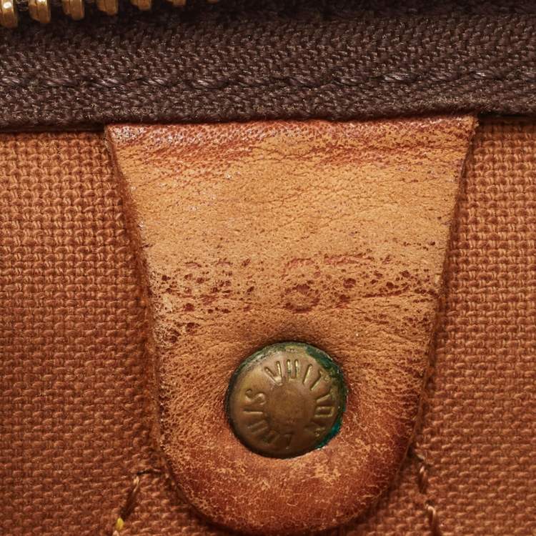 Pre Owned Louis Vuitton Monogram Canvas Speedy 25 Bag