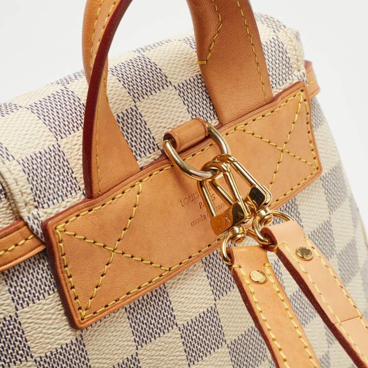 Pre Owned Louis Vuitton Damier Azur Canvas Sperone BB Bag