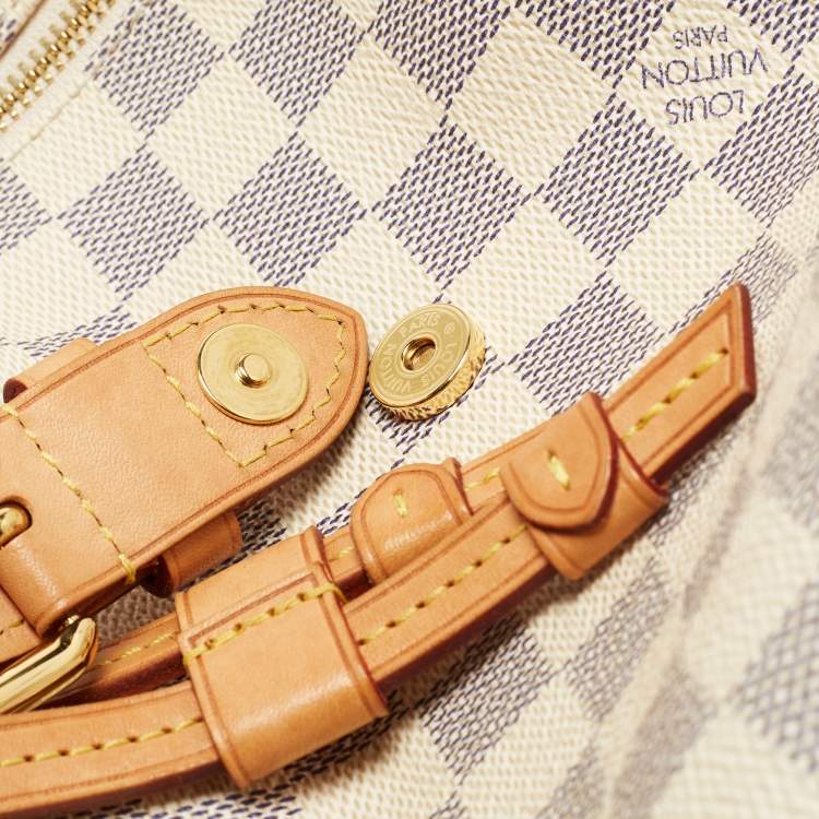 Pre Owned Louis Vuitton Damier Azur Canvas Sperone BB Bag