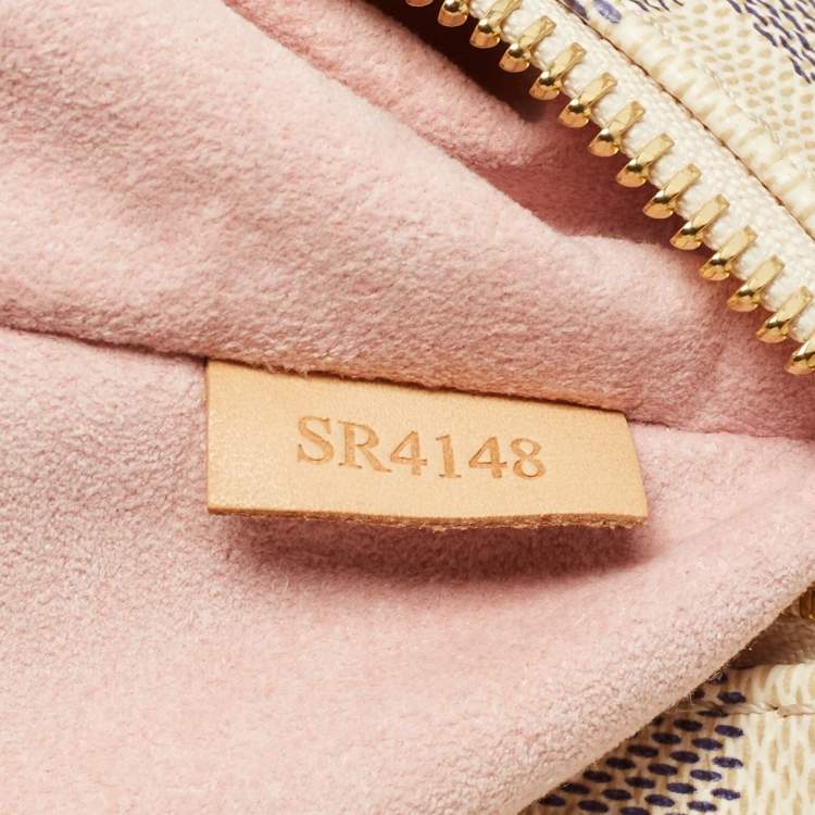 Pre Owned Louis Vuitton Damier Azur Canvas Sperone BB Bag