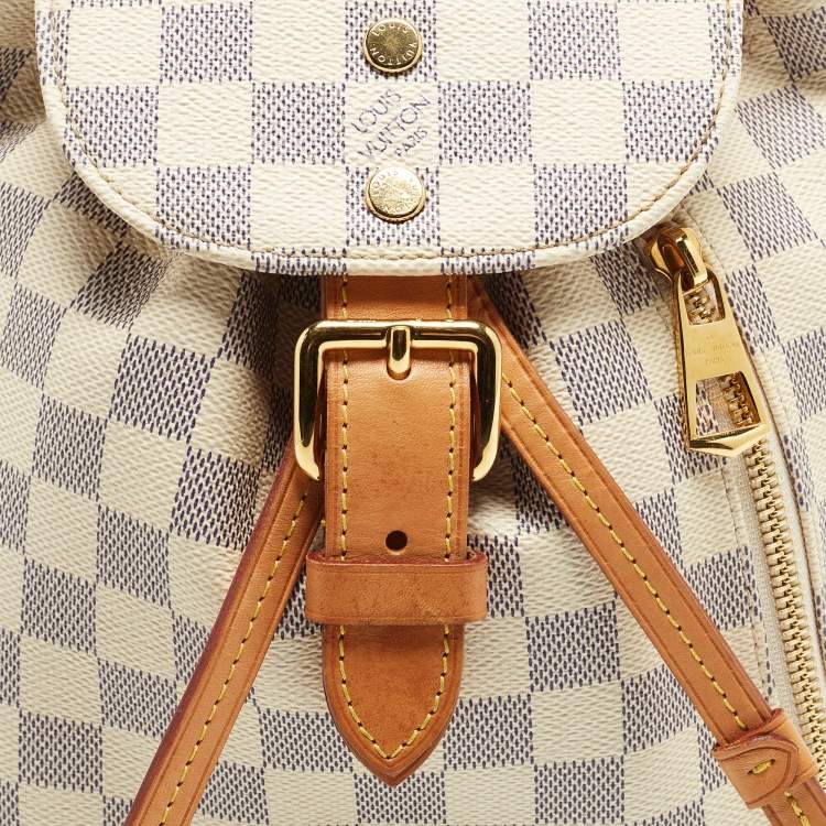 Pre Owned Louis Vuitton Damier Azur Canvas Sperone BB Bag