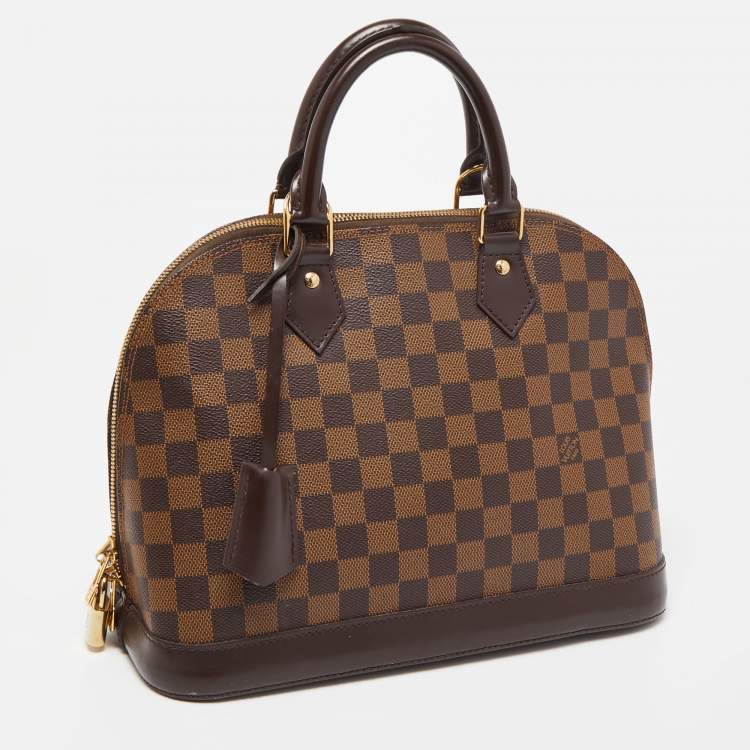 مملوكة مسبقًا Louis Vuitton Damier Ebene Canvas Alma MM Bag