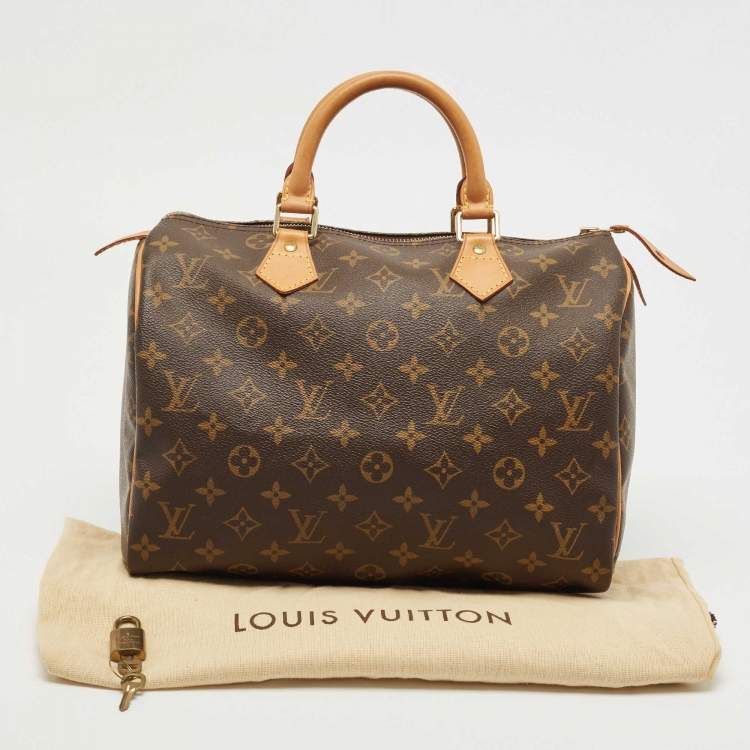 Pre Owned Louis Vuitton Monogram Canvas Speedy 30 Bag