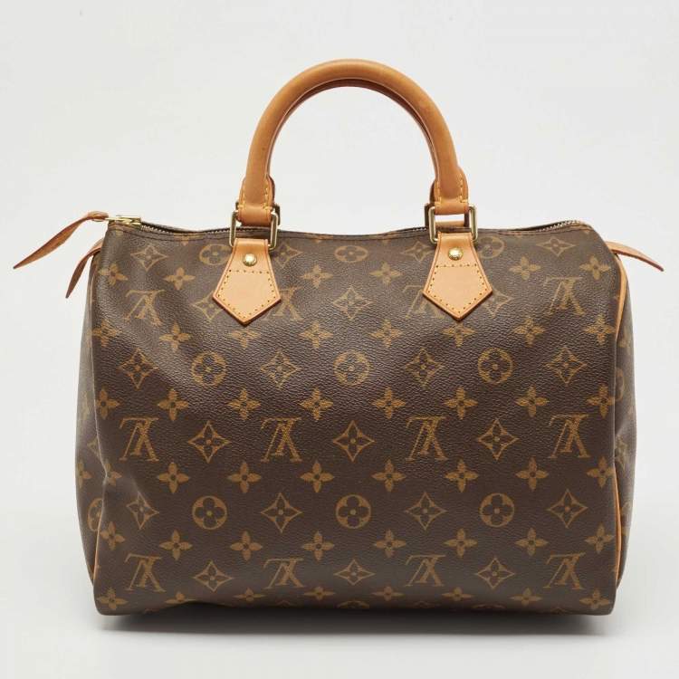 Pre Owned Louis Vuitton Monogram Canvas Speedy 30 Bag