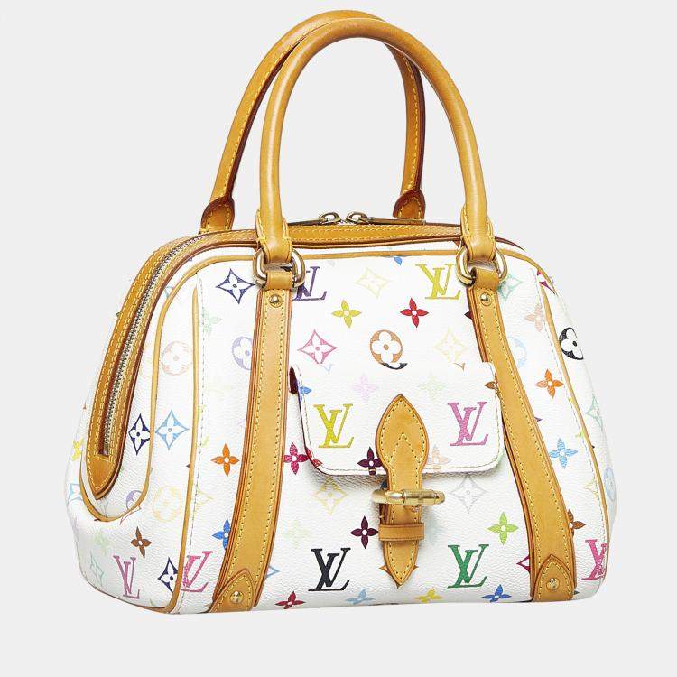 Louis Vuitton, Bags, Louis Vuitton White Multicolor Priscilla Bag