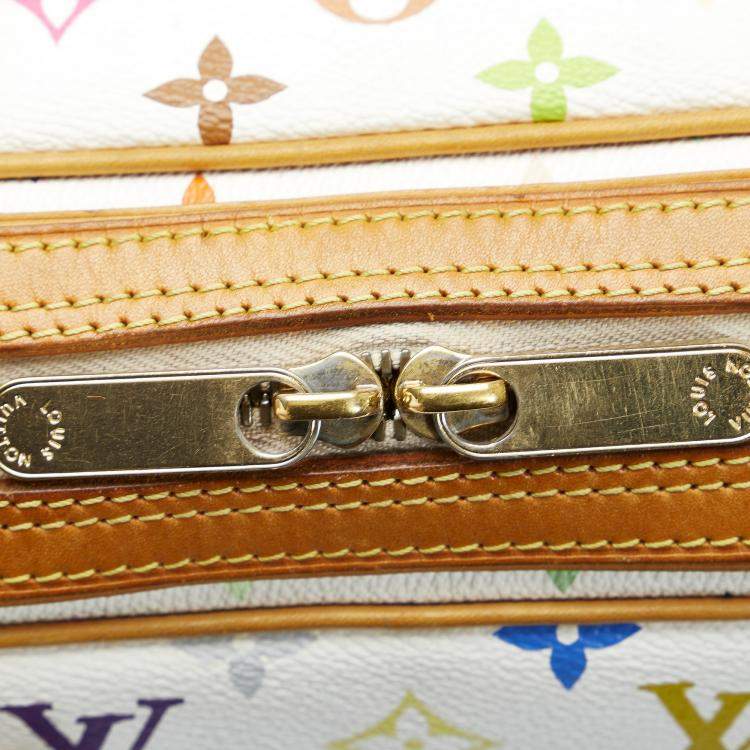 Pre Owned Louis Vuitton White Monogram Multicolore Priscilla