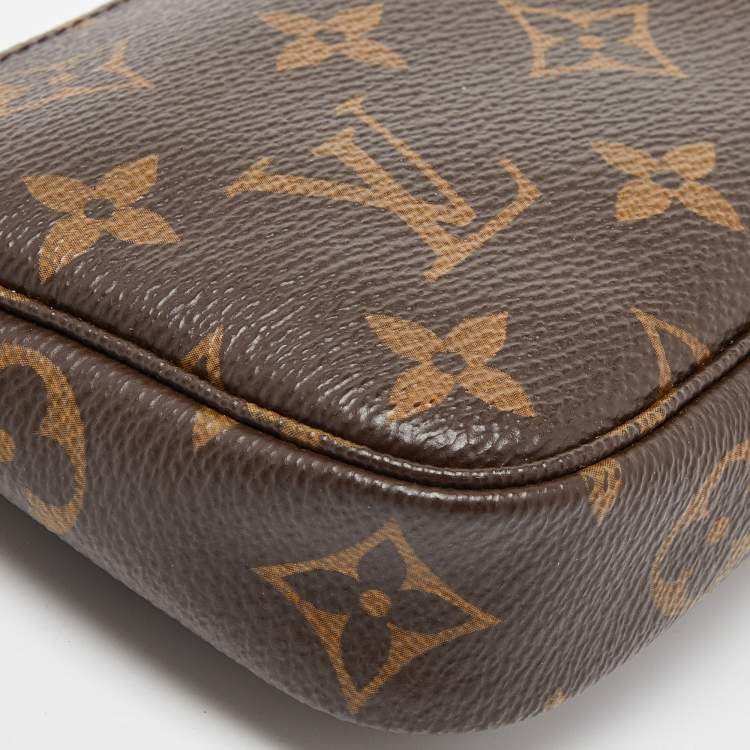 Pre Owned Louis Vuitton Monogram Canvas Mini Pochette Accessories 