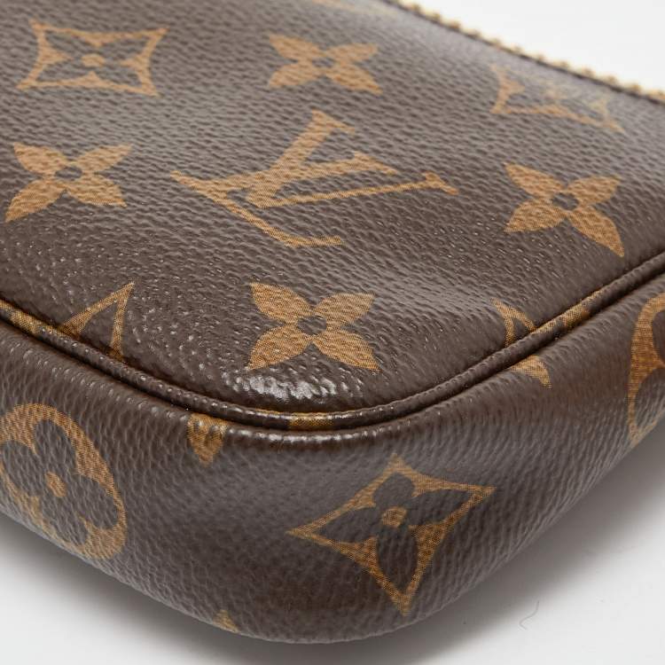 Pre Owned Louis Vuitton Monogram Canvas Mini Pochette Accessories 