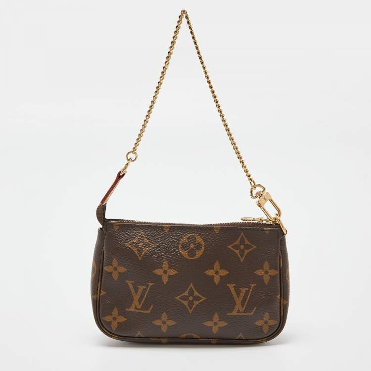 Pre Owned Louis Vuitton Monogram Canvas Mini Pochette Accessories 