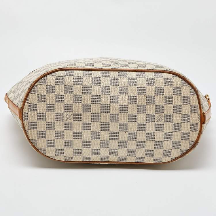 Pre Owned Louis Vuitton Damier Azur Canvas Pampelonne GM Bag