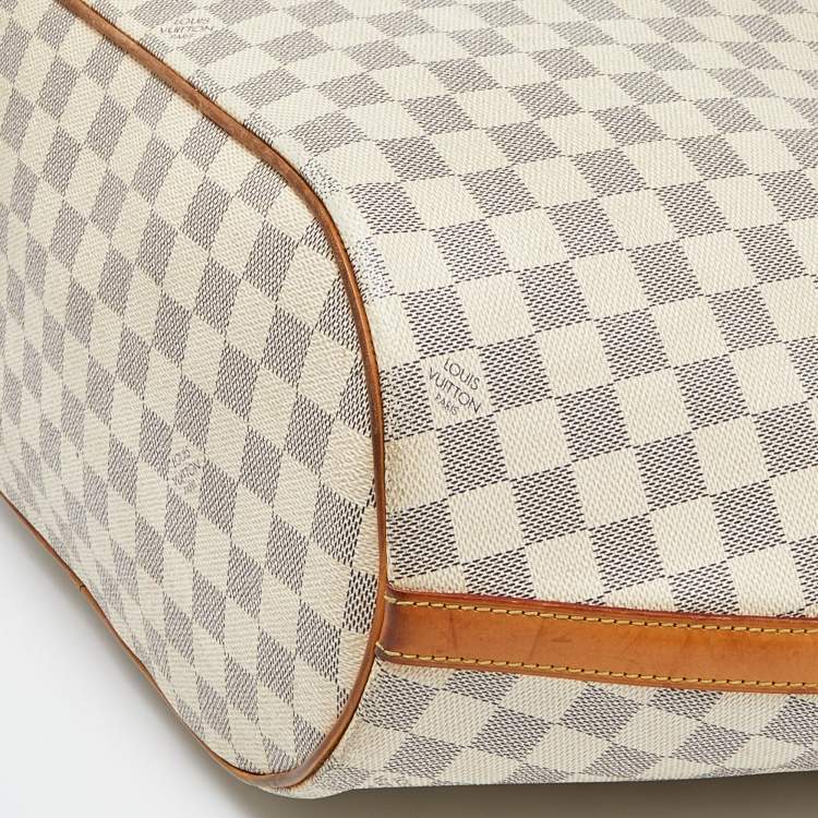 Pre Owned Louis Vuitton Damier Azur Canvas Pampelonne GM Bag