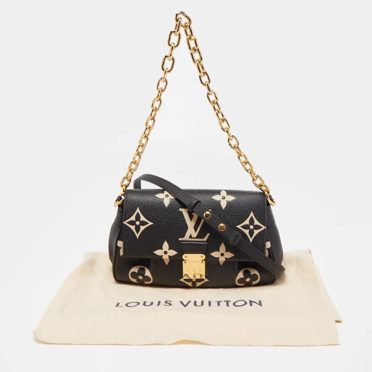 Pre Owned Louis Vuitton Bicolor Monogram Empreinte Leather Favorite Bag