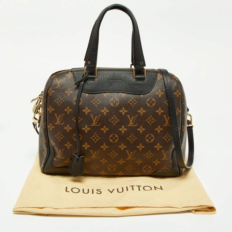 Pre Owned Louis Vuitton Black Monogram Canvas Retiro NM Bag