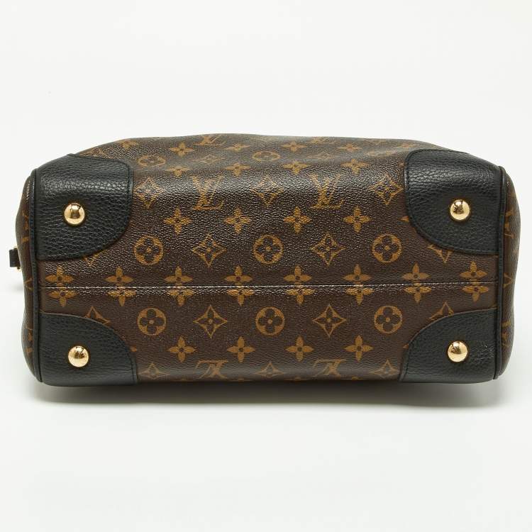 Pre Owned Louis Vuitton Black Monogram Canvas Retiro NM Bag