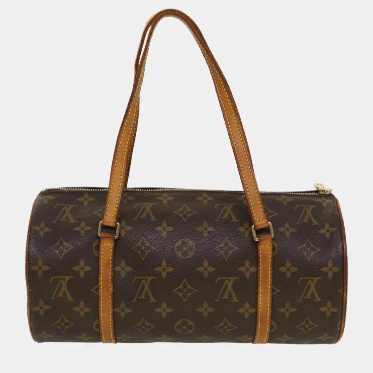 Pre Owned Louis Vuitton Brown Monogram Canvas Papillon handbag