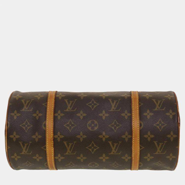 Pre Owned Louis Vuitton Brown Monogram Canvas Papillon handbag