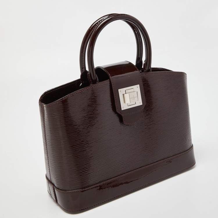 Pre Owned Louis Vuitton Bordeaux Electric Epi Leather Mirabeau PM Bag