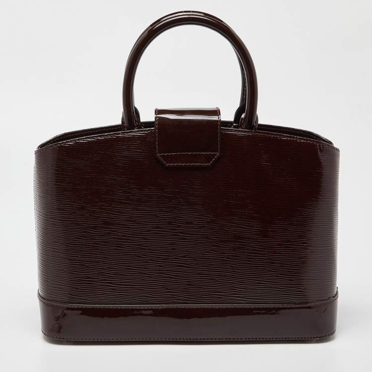 Pre Owned Louis Vuitton Bordeaux Electric Epi Leather Mirabeau PM Bag