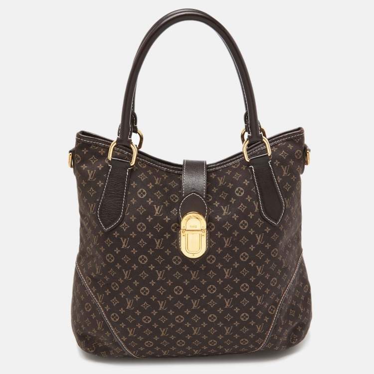 Pre Owned Louis Vuitton Fusain Monogram Idylle Canvas Elegie Bag