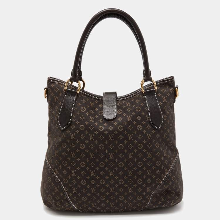 Pre Owned Louis Vuitton Fusain Monogram Idylle Canvas Elegie Bag