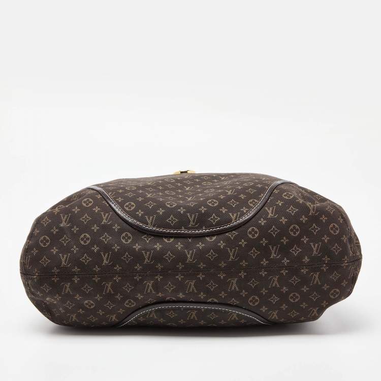 Pre Owned Louis Vuitton Fusain Monogram Idylle Canvas Elegie Bag