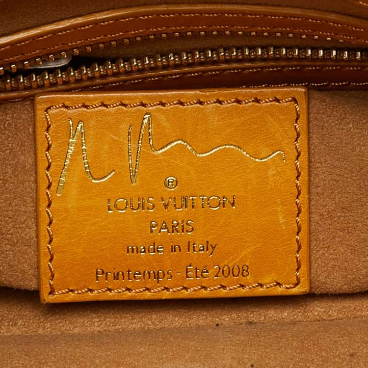 Pre Owned Louis Vuitton Richard Prince Watercolor Monogram Canvas Limited Edition Aquarelle Jamais Bag