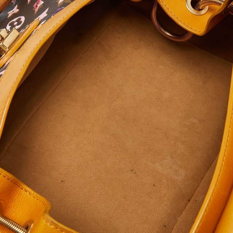 Pre Owned Louis Vuitton Richard Prince Watercolor Monogram Canvas Limited Edition Aquarelle Jamais Bag