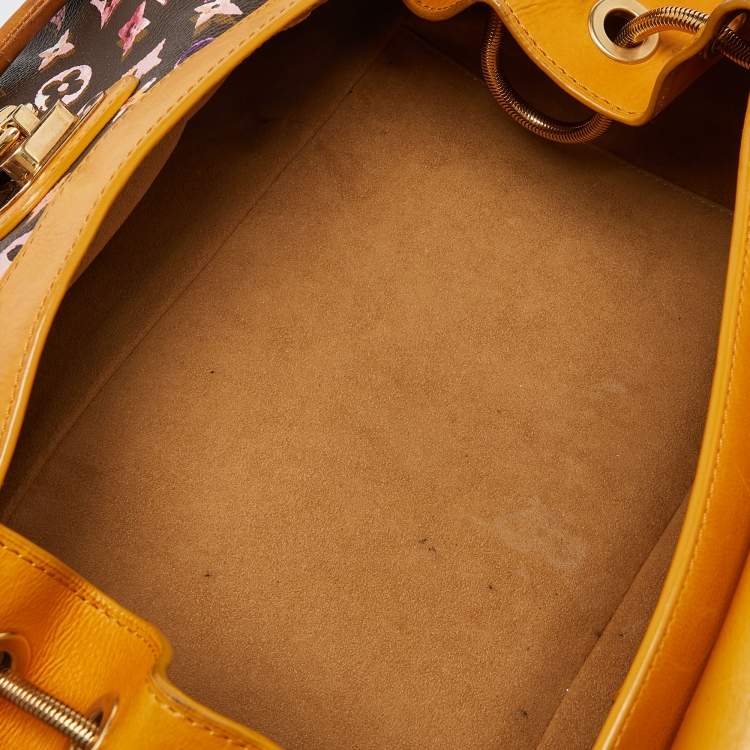 Pre Owned Louis Vuitton Richard Prince Watercolor Monogram Canvas Limited Edition Aquarelle Jamais Bag