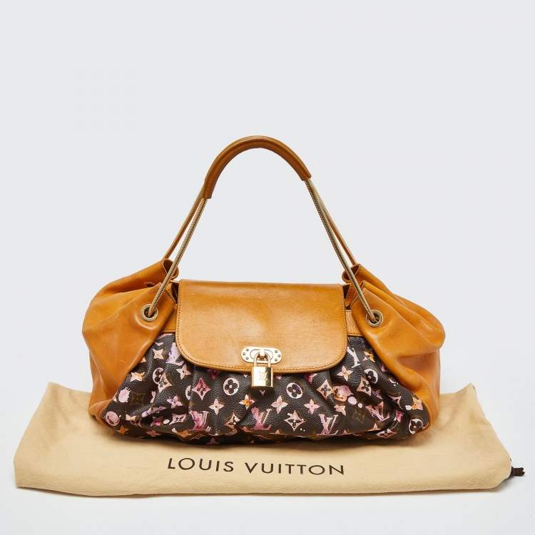 Pre Owned Louis Vuitton Richard Prince Watercolor Monogram Canvas Limited Edition Aquarelle Jamais Bag