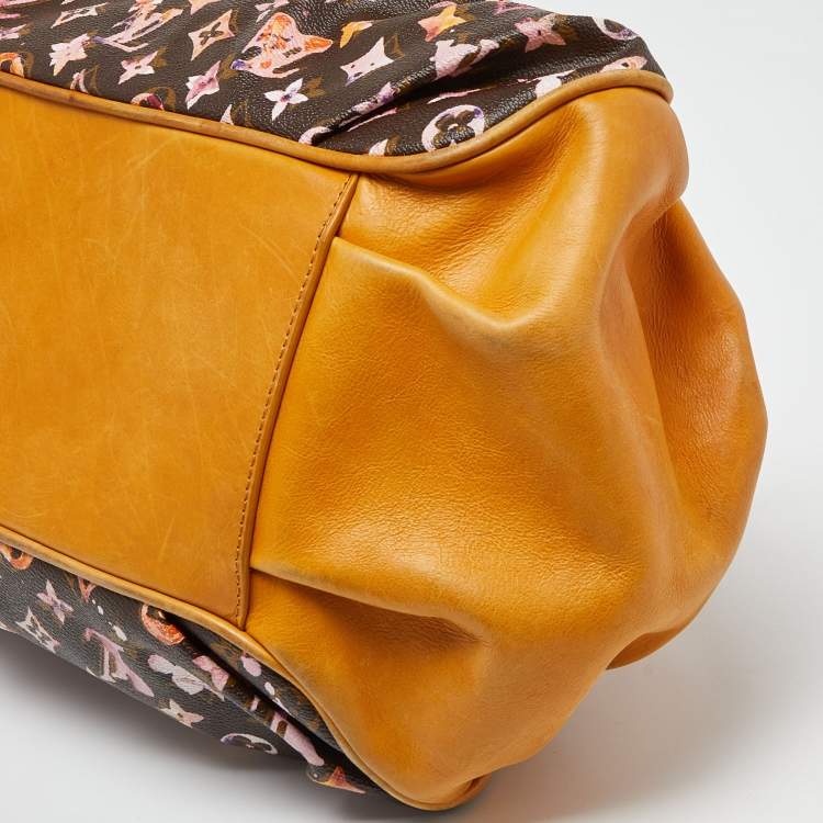 Pre Owned Louis Vuitton Richard Prince Watercolor Monogram Canvas Limited Edition Aquarelle Jamais Bag