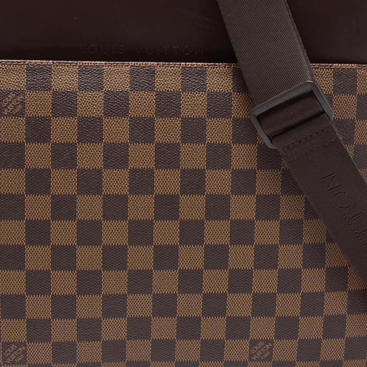 Pre Owned Louis Vuitton Damier Ebene Canvas Porte Ordinateur Sabana Laptop Bag