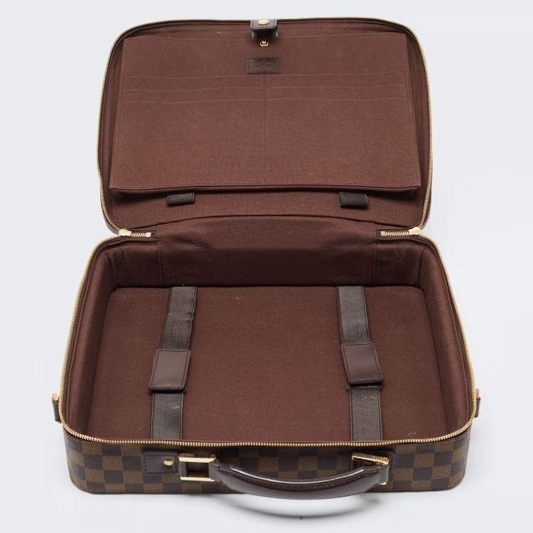 Pre Owned Louis Vuitton Damier Ebene Canvas Porte Ordinateur Sabana Laptop Bag