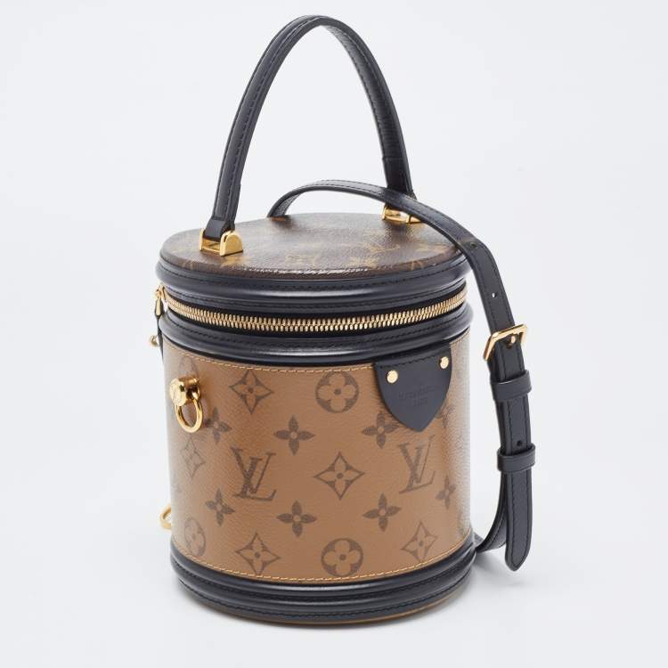 Pre Owned Louis Vuitton Monogram and Reverse Monogram Canvas Cannes Bag