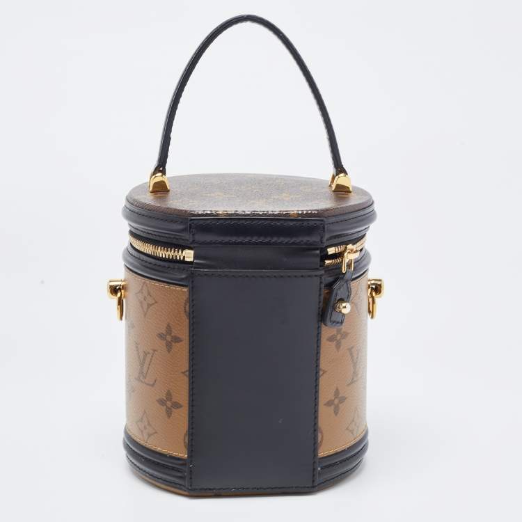 Pre Owned Louis Vuitton Monogram and Reverse Monogram Canvas Cannes Bag