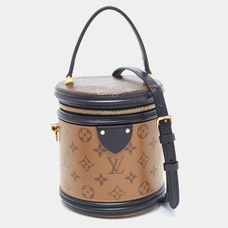 Pre Owned Louis Vuitton Monogram and Reverse Monogram Canvas Cannes Bag