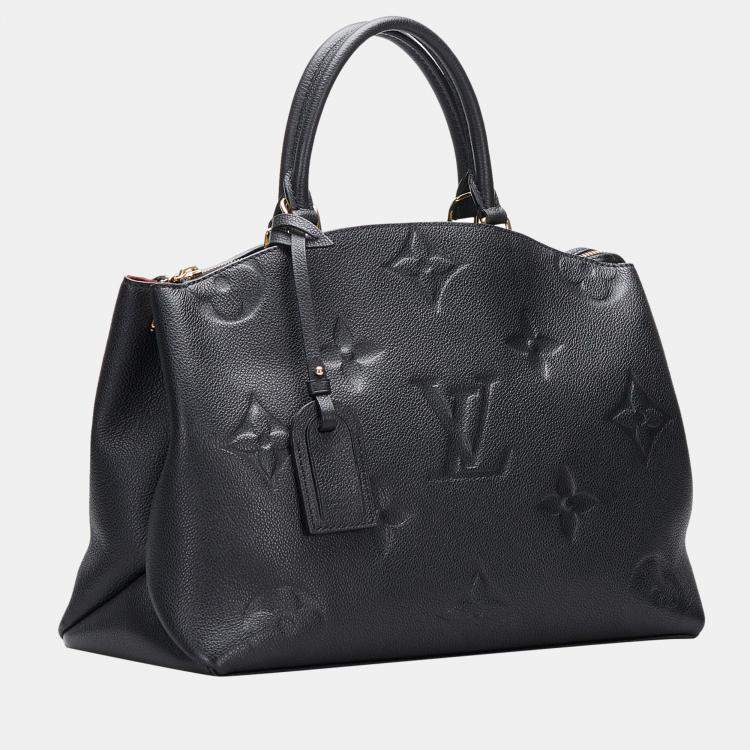 Grand Palais Tote Bag - Luxury Monogram Empreinte Leather Black