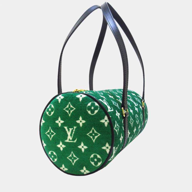 Louis Vuitton Green Monogram Jacquard Velvet Papillon Louis