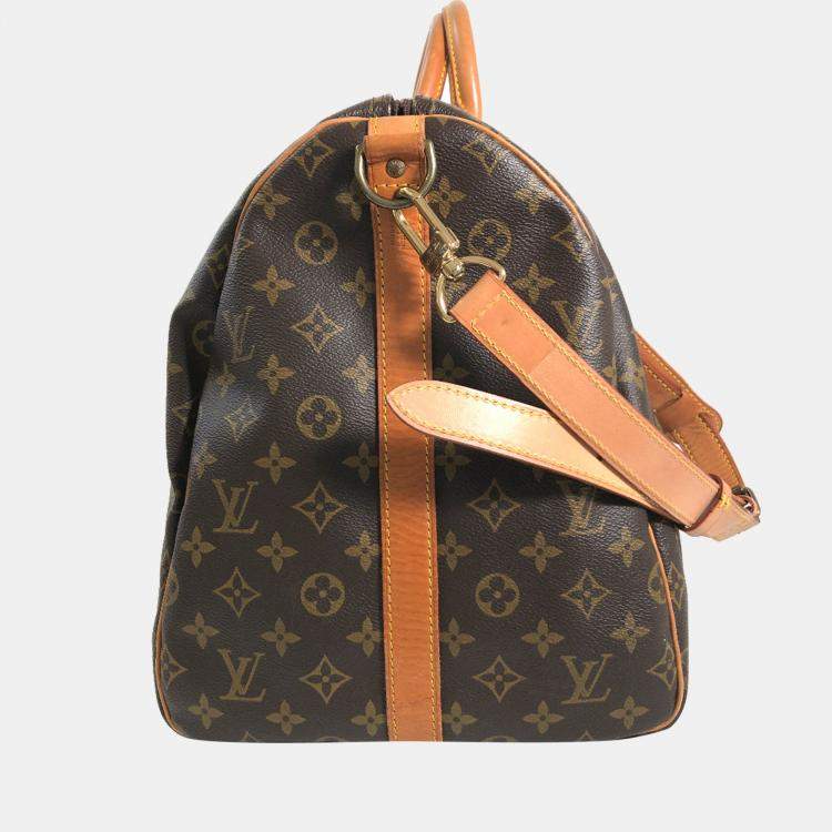 Louis Vuitton Monogram Keepall 55 Bandouliere - Brown Luggage and