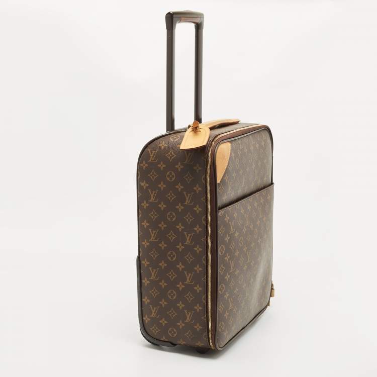 Pre Owned Louis Vuitton Monogram Canvas Pegase 45 Luggage
